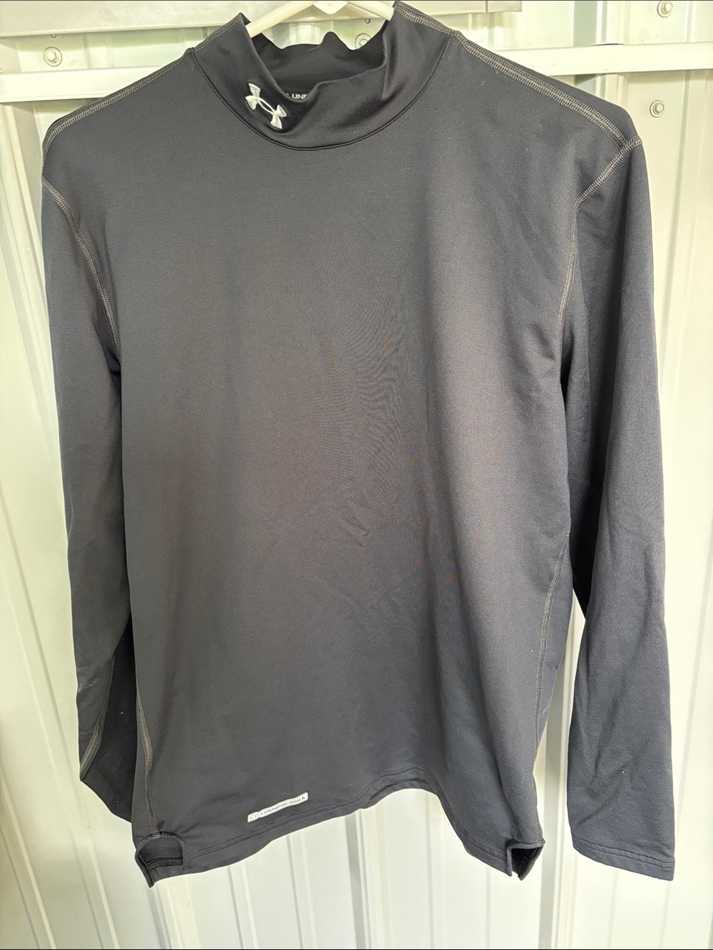 Under Armour Black Long Sleeve Mock Neck Performance Shirt